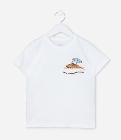 Pijama Infantil en Algodón con Estampa Carpinchos - Talle 2 a 14 años 3