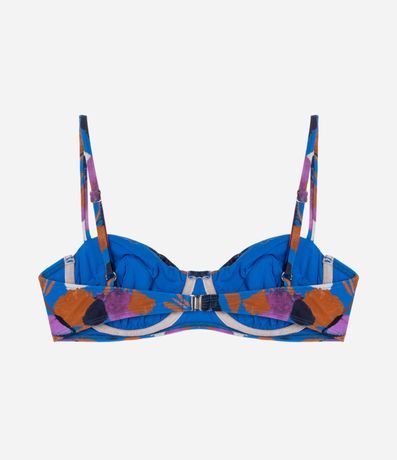 Bikini Top Media Taza en Microfibra con Estampa Floral 6