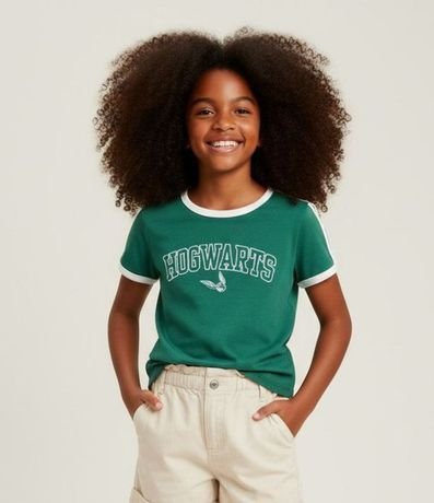 Remera Infantil College con Estampa Hogwarts - Talle 5 a 14 años