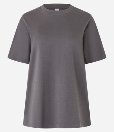 Remera en Algodón Peruano con Cuello Redondo 5