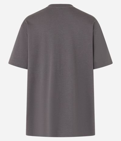 Remera en Algodón Peruano con Cuello Redondo 6