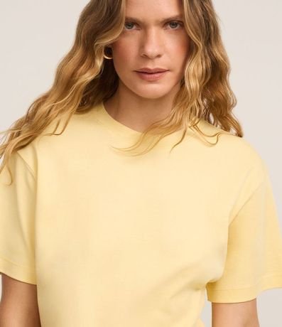 Remera en Algodón Peruano con Cuello Redondo 3