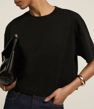 Remera Boxy en Algodón Peruano con Manga Amplia 3