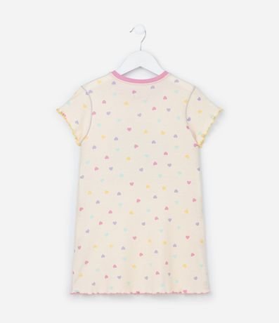 Camisón Infantil en Algodón con Estampa Carpincho - Talle 4 a 14 años 2