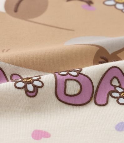 Camisón Infantil en Algodón con Estampa Carpincho - Talle 4 a 14 años 3