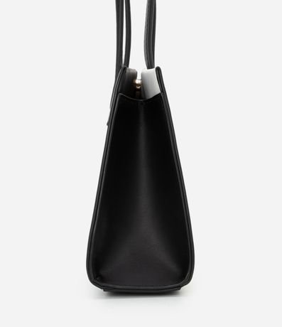 Cartera Shoulder Mediana con Recorte Bicolor 3