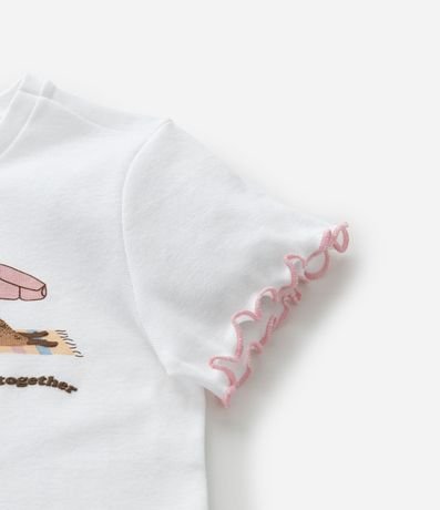 Pijama Infantil en Algodón con Estampa Capivaras - Talle 2 a 14 años 11