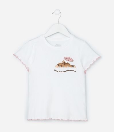 Pijama Infantil en Algodón con Estampa Capivaras - Talle 2 a 14 años 2