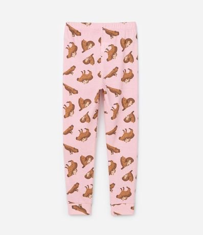Pijama Infantil en Algodón con Estampa Capivaras - Talle 2 a 14 años 6