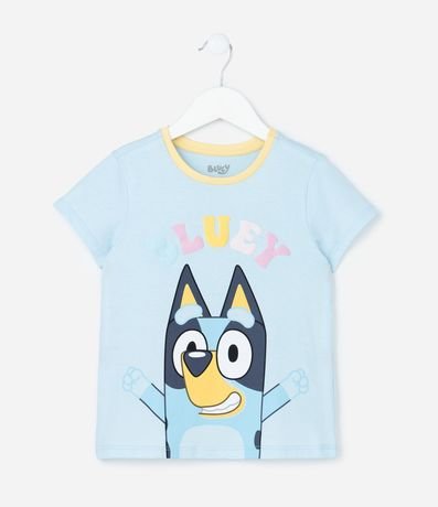 Pijama Infantil con Estampa Bluey y Rayas - Talle 3 a 8 años 2