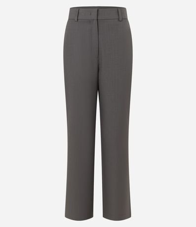 Pantalón Recto en Sastrería con Trancadero en la Cintura 5