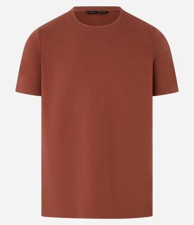 Remera Slim en Algodón con Textura Acanalada 5