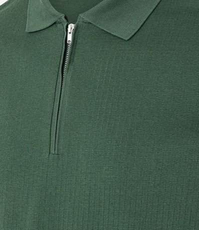 Remera Polo en Algodón con Cremallera en el Cuello 10