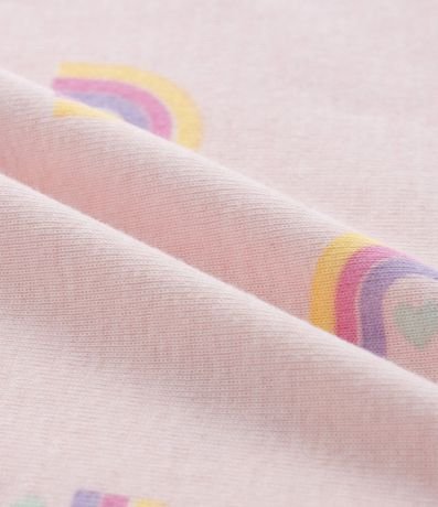 Pijama Corta Infantil con Estampa de Gatito con Bochechas de Pompón - Talle 1 a 4 años 10