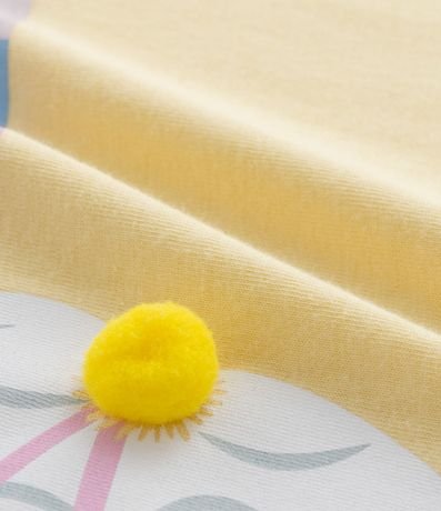 Camisón Infantil con Pompones y Estampa Llama - Talle 5 a 14 años 3