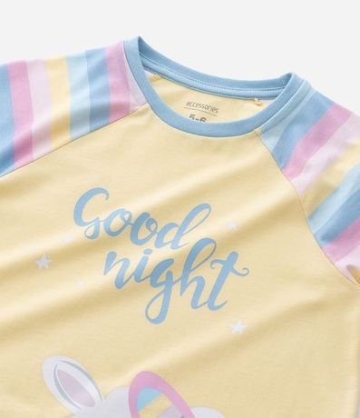 Camisón Infantil con Pompones y Estampa Llama - Talle 5 a 14 años 7