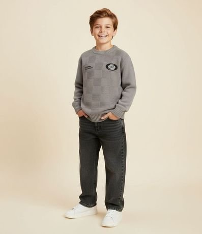 Pantalón Baggy Infantil en Jeans - Talle 5 a 14 años