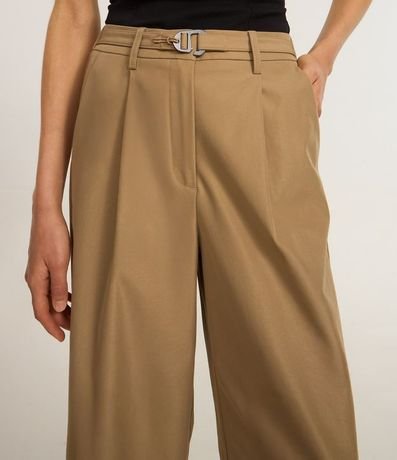 Pantalón Wide Leg en Sastrería con Cinturón 5