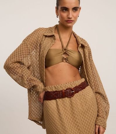 Cinturón Largo con Efecto Tressê Boho Romântico 2