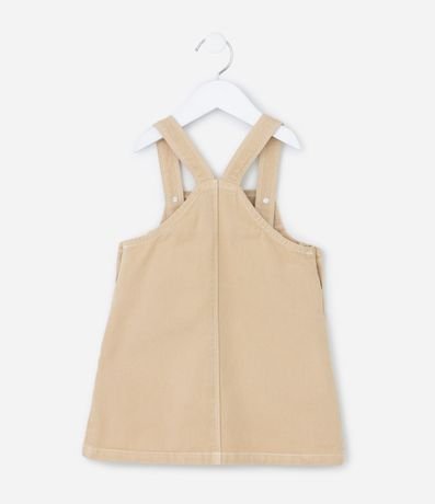 Pichi Infantil Jeans con Bordado Floral - Talle 1 a 6  Anos 2