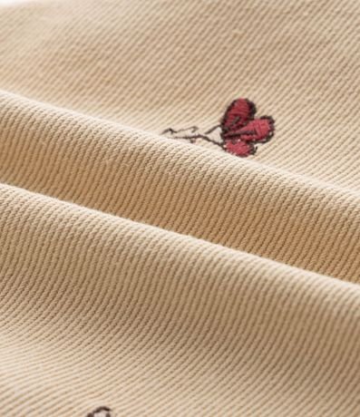 Pichi Infantil Jeans con Bordado Floral - Talle 1 a 6  Anos 3