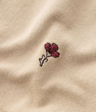 Pichi Infantil Jeans con Bordado Floral - Talle 1 a 6  Anos 5