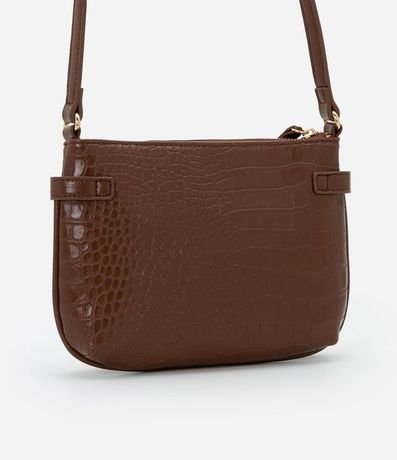 Bolsillo Transversal en PU con Textura Crocco 3