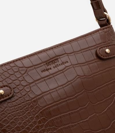 Bolsillo Transversal en PU con Textura Crocco 5