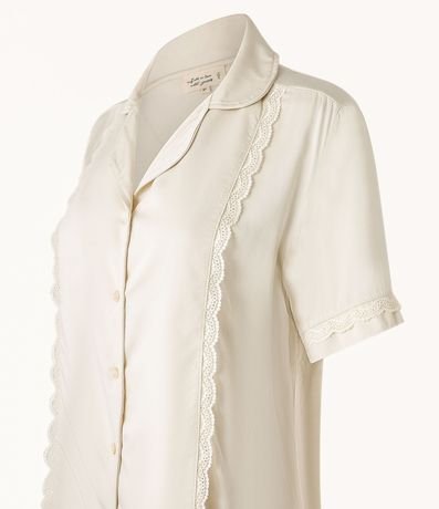 Pijama Short Doll en Viscosa con Detalle de Encaje 5