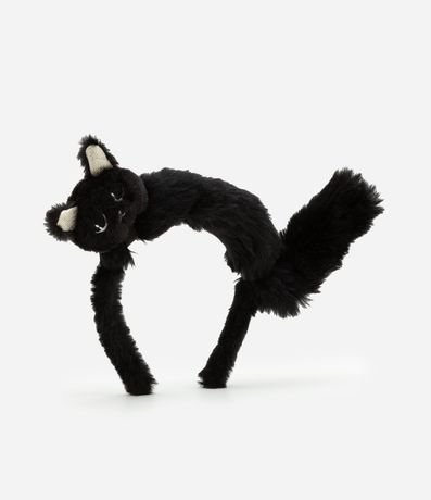 Vincha Infantil con Estampa Gato de Halloween - Talle único