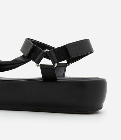 Sandalia Flatform con Tiras Torcidas 5