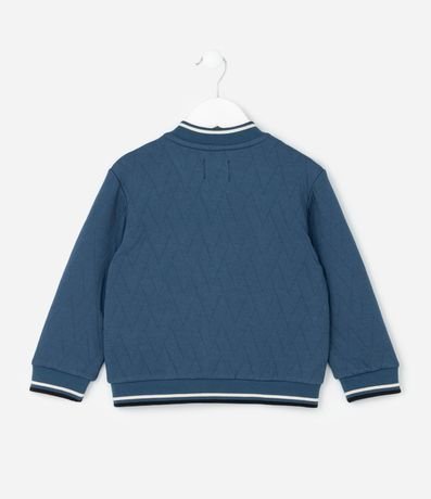 Campera Infantil Bomber con Textura Capitoneada y Bordado - Talle 1 a 6 años 2