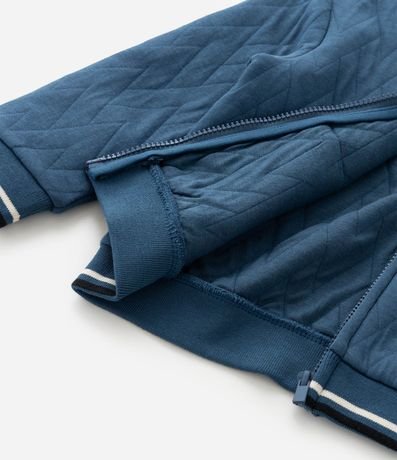 Campera Infantil Bomber con Textura Capitoneada y Bordado - Talle 1 a 6 años 7