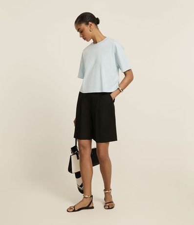 Remera Boxy en Algodón Peruano con Manga Amplia 2