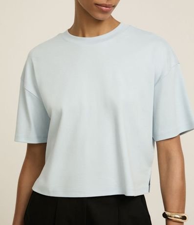 Remera Boxy en Algodón Peruano con Manga Amplia 3