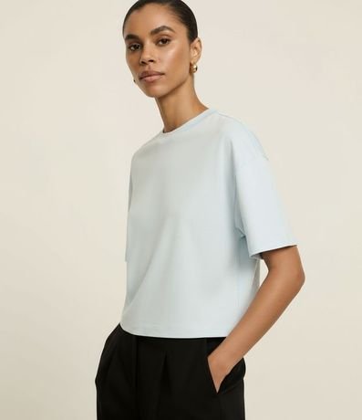 Remera Boxy en Algodón Peruano con Manga Amplia 5