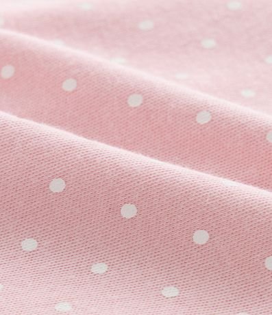 Enterito Infantil con Estampa de Lunares y Bordado de Flores - Talle 0 a 18 Meses 3