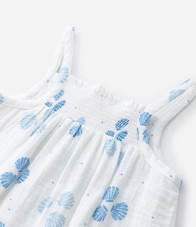 Enterito Infantil y Sombrero con Estampa de Caracolas - Talle 0 a 18 Meses 8