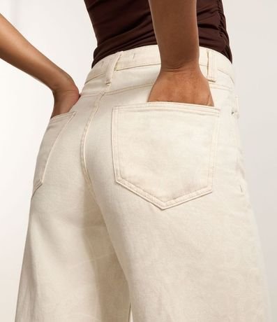 Pantalón Wide Leg en Sarga con Estampa Paisley y Pañuelo 6