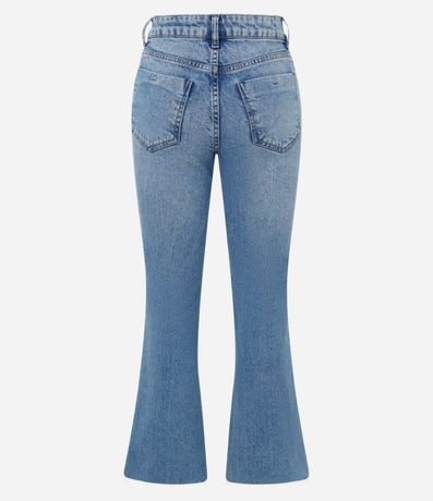 Pantalón Cropped Flare en Jeans 9