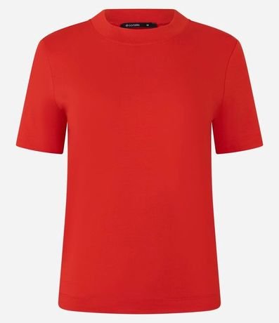 Blusa en Rib con Cuello Redondo 5