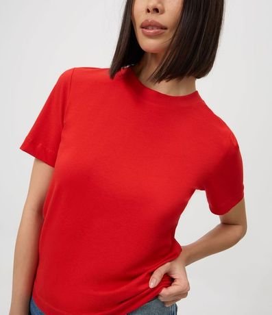 Blusa en Rib con Cuello Redondo 3