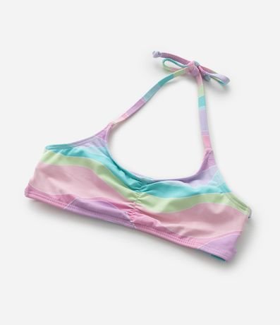 Bikini Infantil con Protección UV y Estampa Tie Dye - Talle 5 a 14 años 9