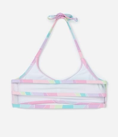 Bikini Infantil con Protección UV y Estampa Tie Dye - Talle 5 a 14 años 4