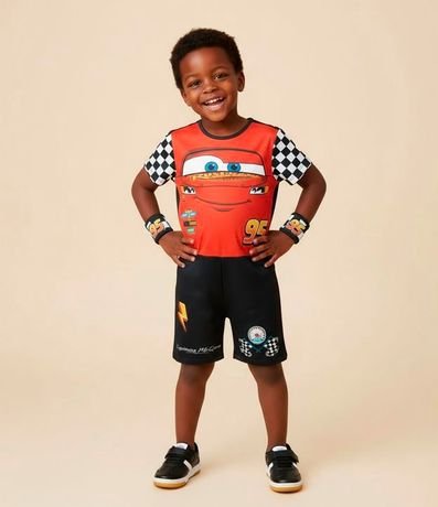 Mono Infantil con Estampa Rayo Mcqueen - Talle 3 a 8 años