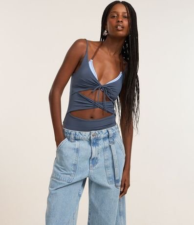 Pantalón Skater en Jeans con Bolsillo Carpintero 2