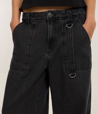 Pantalón Skater en Jeans con Bolsillo Carpintero 4