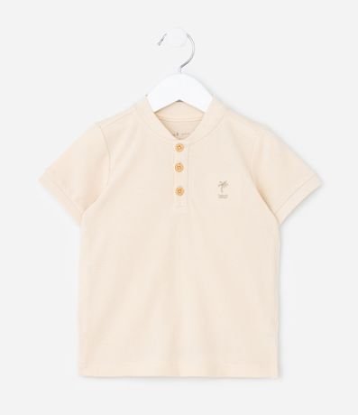 Conjunto Infantil en Piquet con Cuello Henley - Talle 1 a 6 años 2