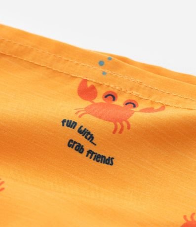 Conjunto Infantil con Estampa de Cangrejo - Talle 1 a 6 años 6