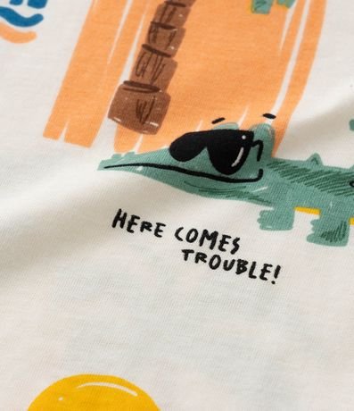 Conjunto Infantil con Estampa Palmeras - Talle 1 a 6 años 8